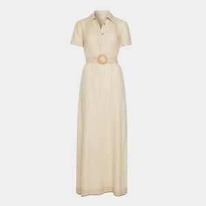 NWT Ramy Brook Melina Belted Maxi Dress